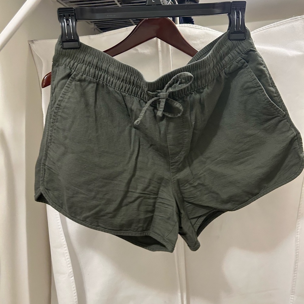 GAP Green Linen Shorts